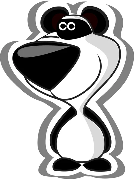 Kreslený panda — Stockový vektor