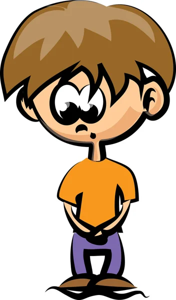 Cute cartoon kid — Stockvector