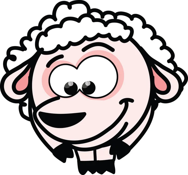 Cartoon vector schapen — Stockvector