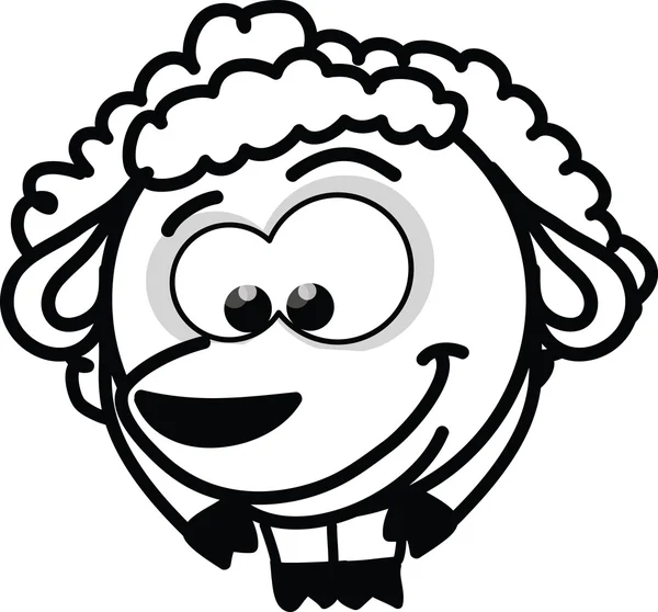 Cartoon vector schapen — Stockvector