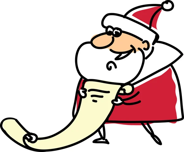 Cartoon Santa — Stock Vector