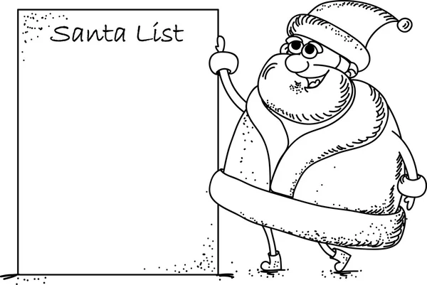 Cartoon Santa Claus , vector — Stock Vector