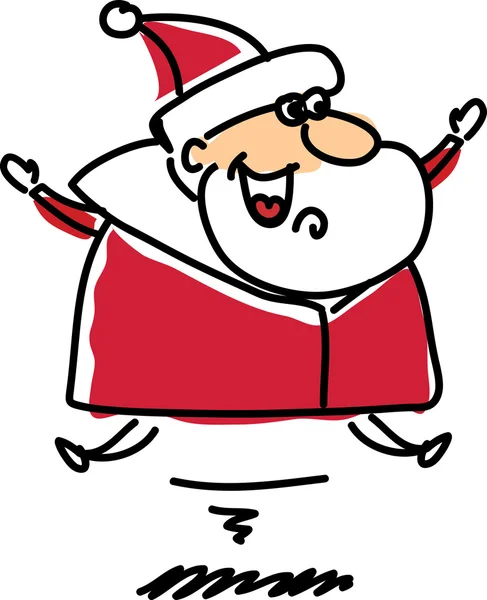 Noel Baba çizgi film — Stok Vektör