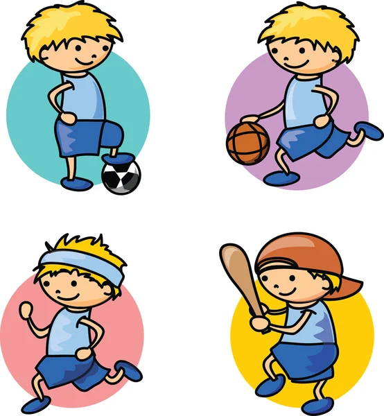 Cartoon sport icon — Stock Vector