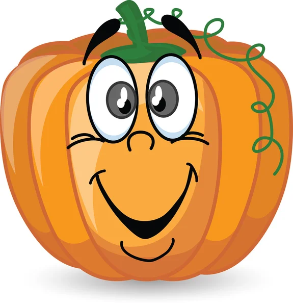 Cartoon pumpkin — Stock Vector