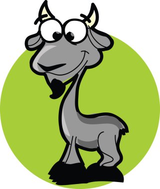 Cartoon goat clipart