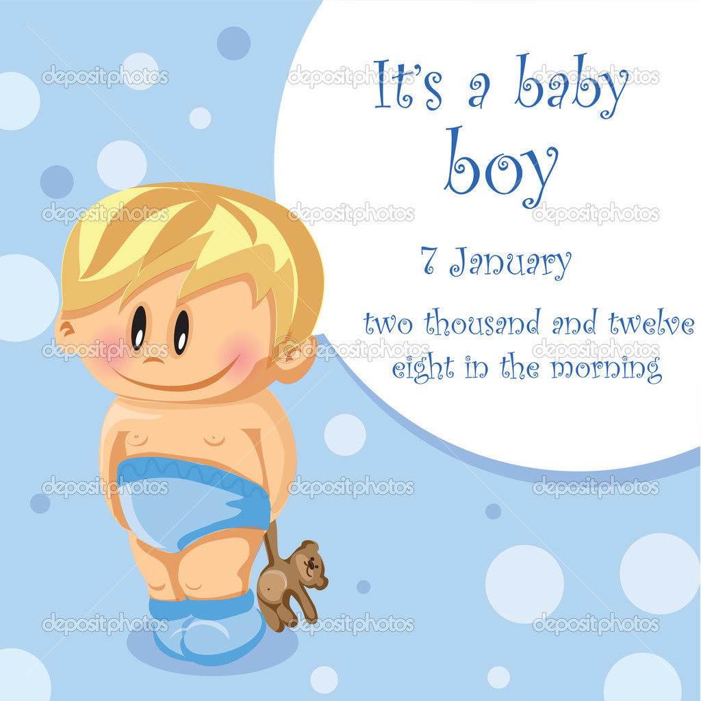 Erkek Bebek Vektor Cizim Stok Vektor C Virinaflora 24082869