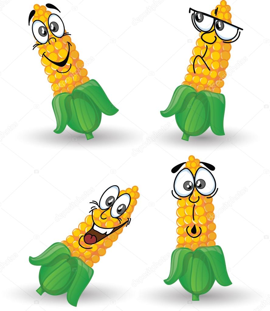 Corn funny Vector Art Stock Images | Depositphotos Corn funny Vector Art Stock Images | Depositphotos