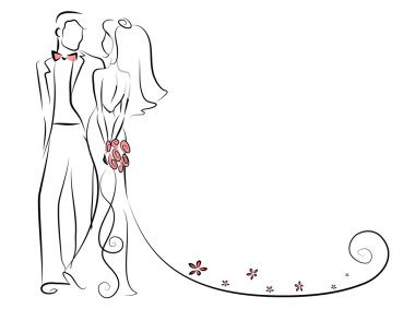 Download Bride And Groom Free Vector Eps Cdr Ai Svg Vector Illustration Graphic Art