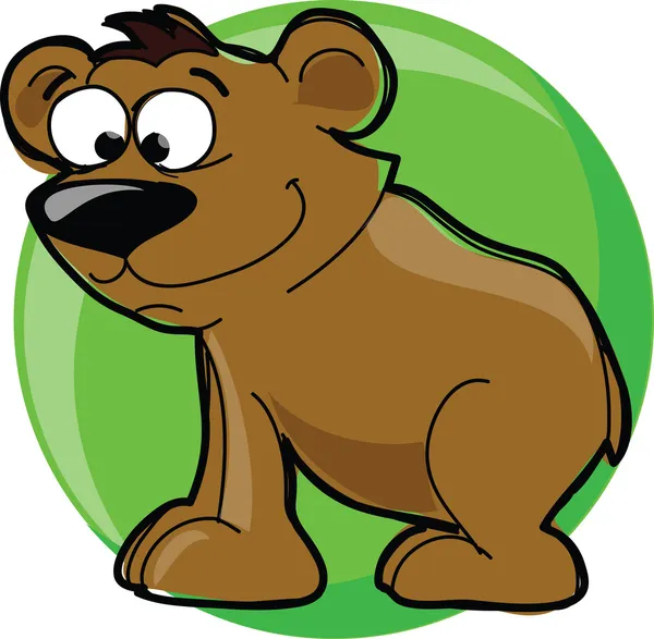 Cartoon vector bear — Wektor stockowy
