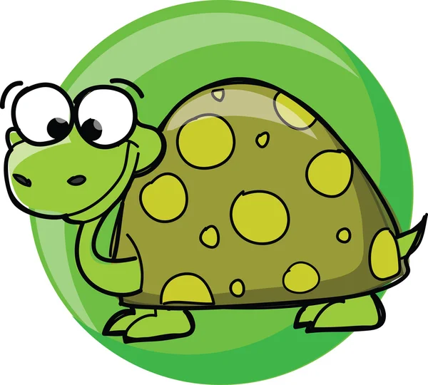 Tortuga vector de dibujos animados — Archivo Imágenes Vectoriales