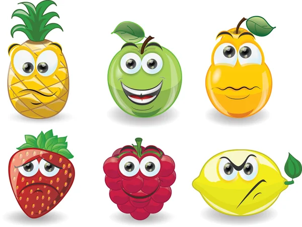 duygular ile karikatür meyve