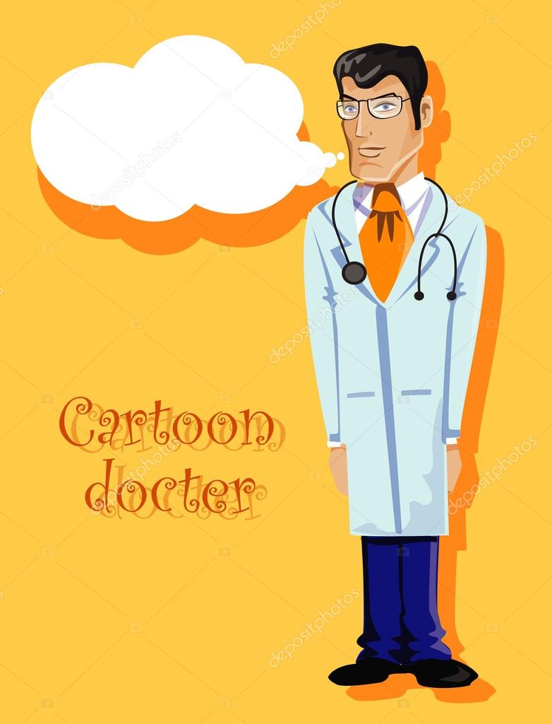 Cartoon doctor