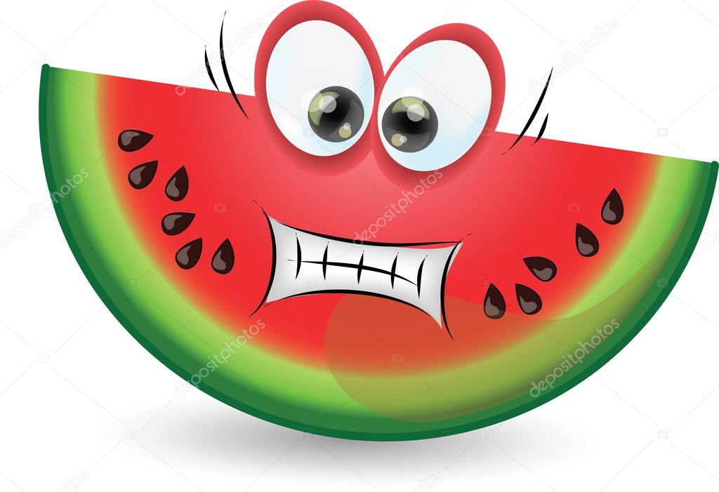 Cartoon cute watermelon