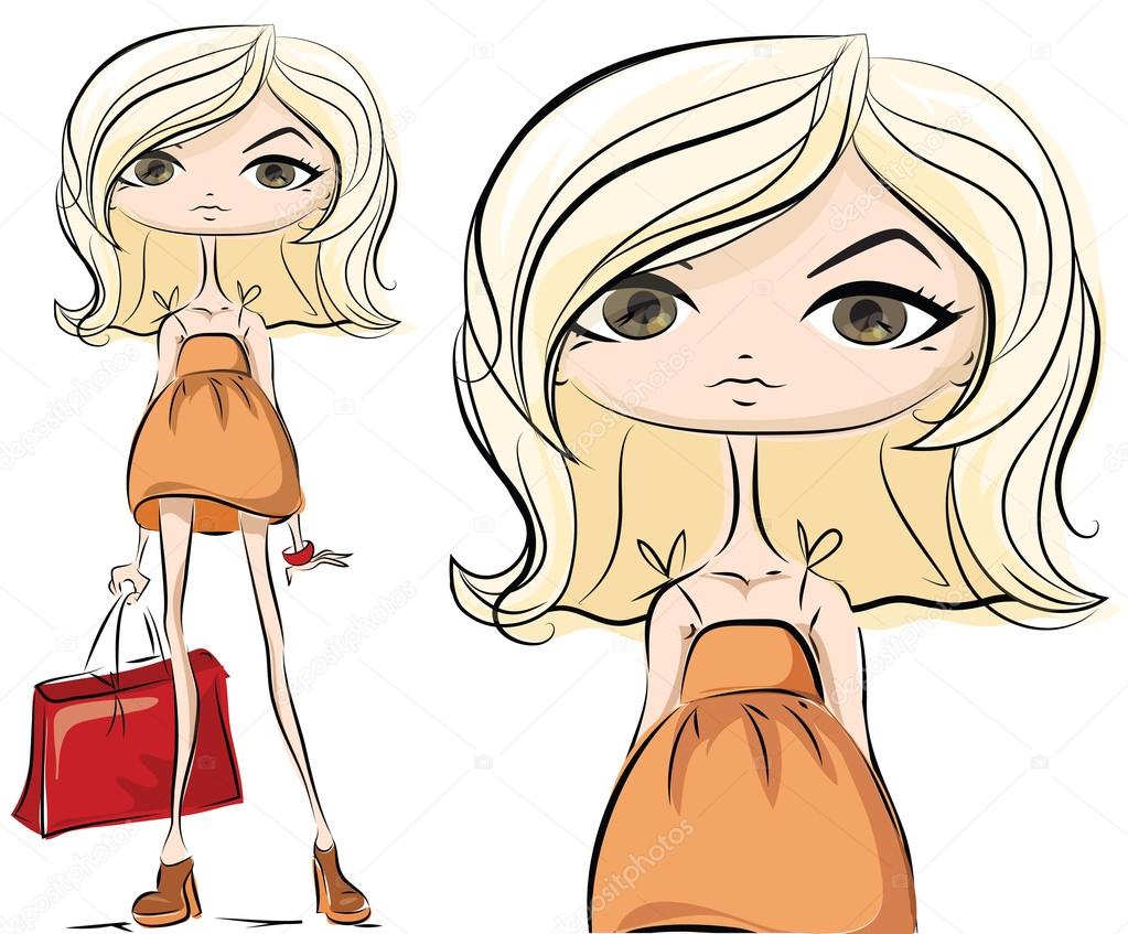 chicas relax dibujos animados chicas relax dibujos animados