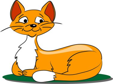 bir çiftlikte yaşayan vektör kedi