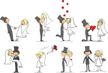 Düğün resimleri, gelin ve damat aşık