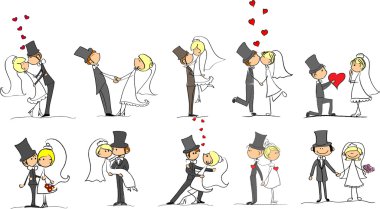Düğün resimleri, gelin ve damat aşık