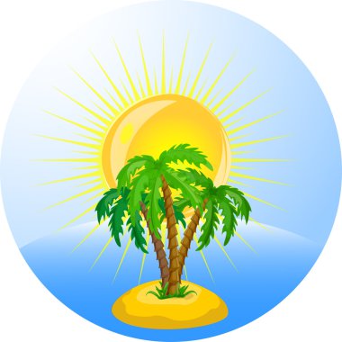 pálmafák, az óceán