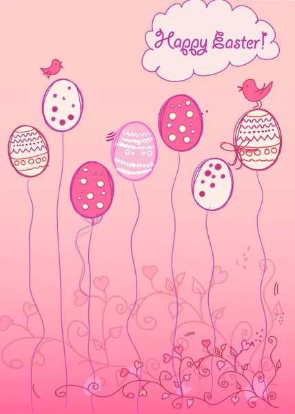 Easter background card — Stock Vector