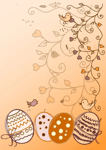 Easter background card — Stock Vector