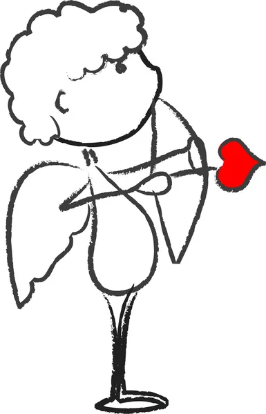 Cupidon de Saint-Valentin — Image vectorielle