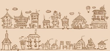 çizgi film el ev çizimi