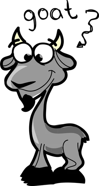 Caricature chèvre — Image vectorielle