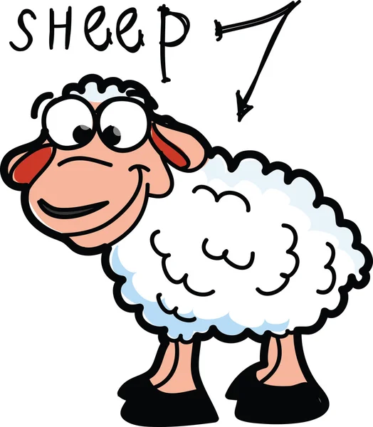 卡通羊 — 图库矢量图片