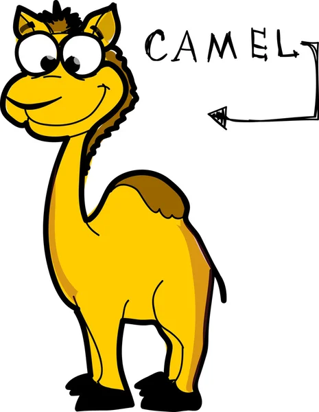 Cartoon-Kamel — Stockvektor