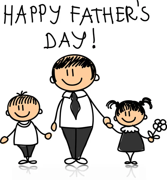 Happy Father's Day — Stock Vector