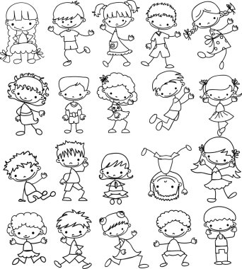 çizgi film childrenset çizgi film çocuk ayarla