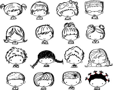 cute Karikatür yüzler