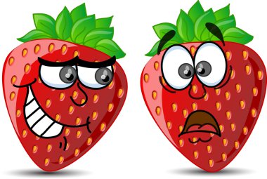 duygu karikatür çilek