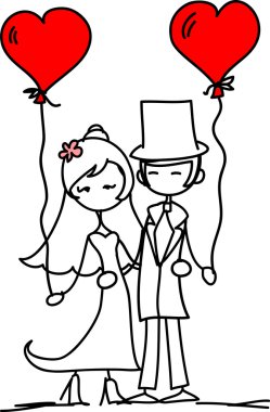 Gelin ve Damat Düğün fotoğrafı