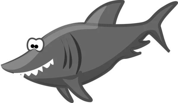 Kreslený žraloci — Stockový vektor