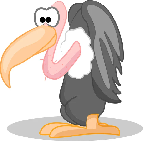 Cartoon vulture — Stock Vector