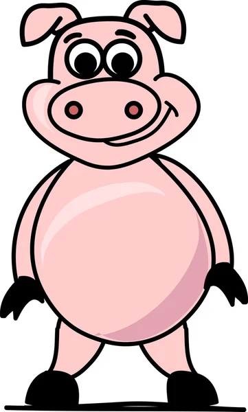 Cartoon pig — Stock Vector