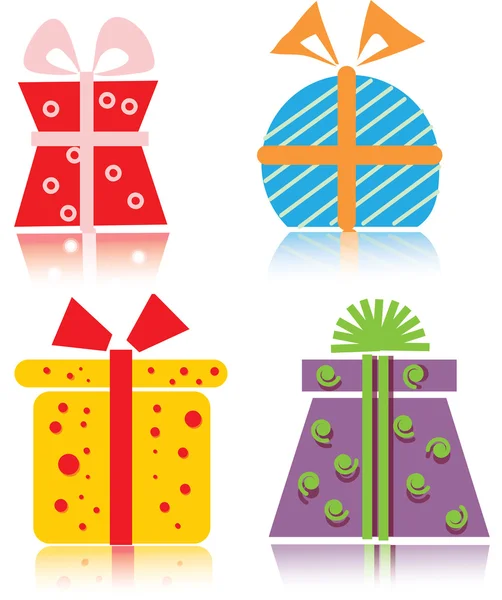 Cartoon gift collection — Stock Vector