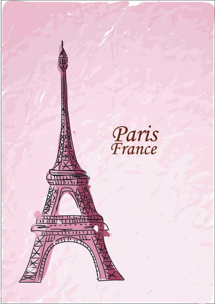 Travel to Paris — Stock Vector