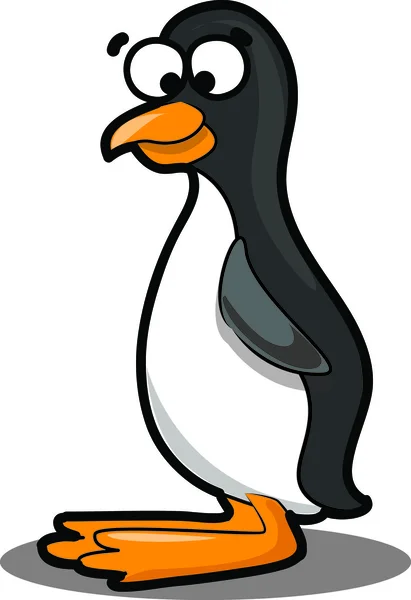 Pinguim dos desenhos animados — Vetor de Stock