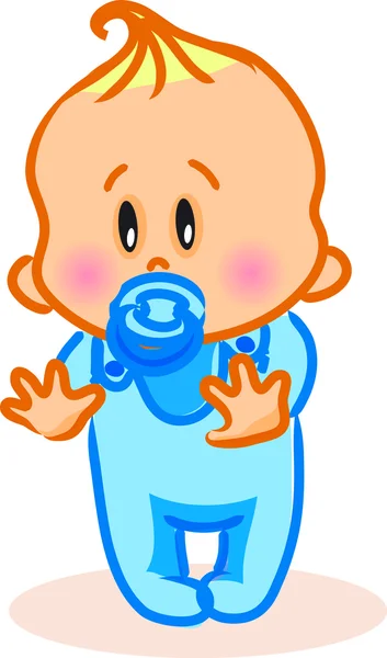 Baby boy — Stock Vector