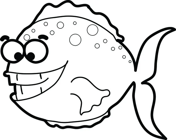 Cartoon fish — Stock Vector