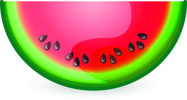Cartoon watermelon — Stock Vector