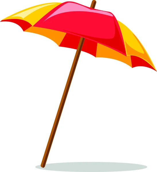 Icône de voyage, parapluie — Image vectorielle