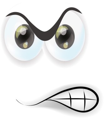 karikatür kızgın surat