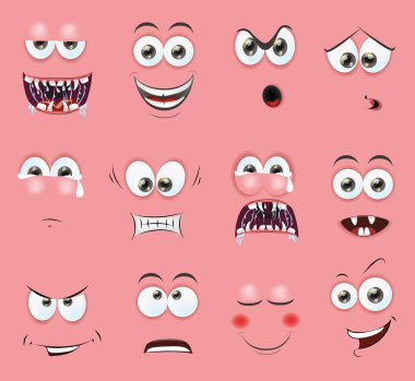 duygu ile Karikatür yüzler