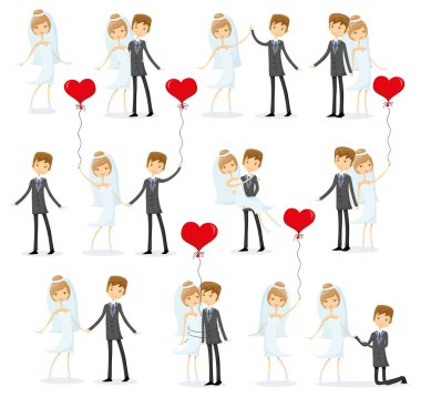 gelin ve damat aşık