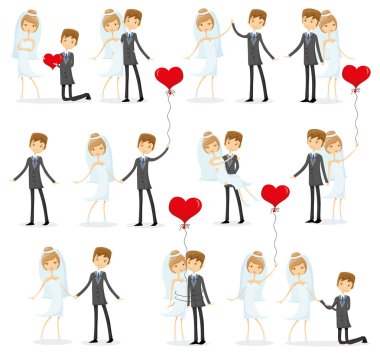 gelin ve damat aşık