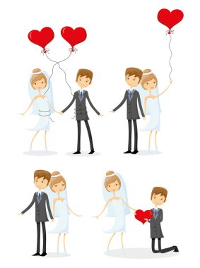 gelin ve damat aşık